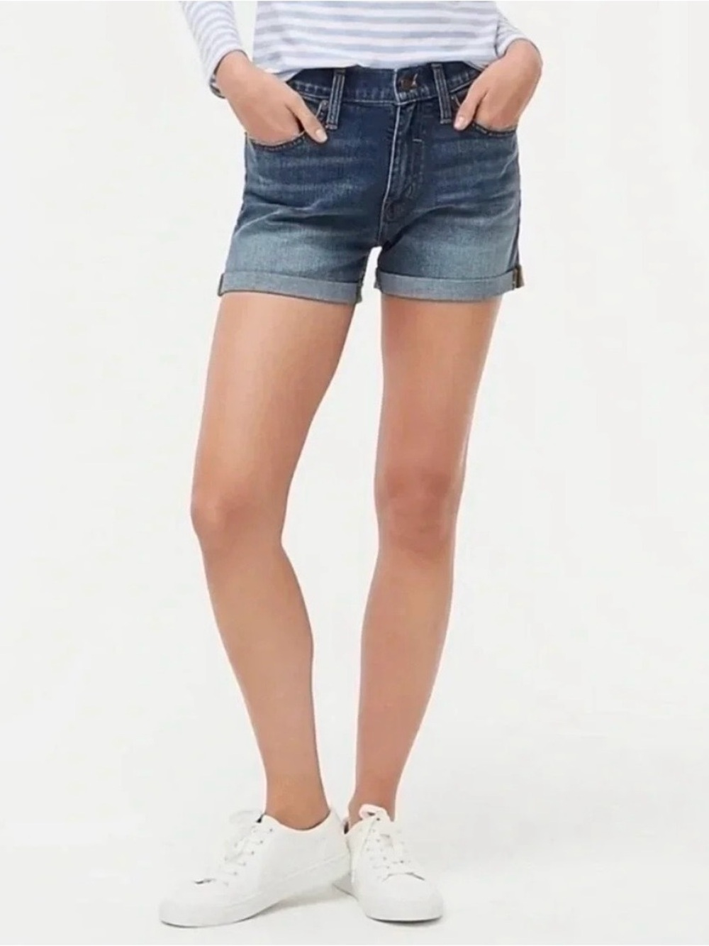J.Crew Classic Denim Dark Pacific Shorts Size 29